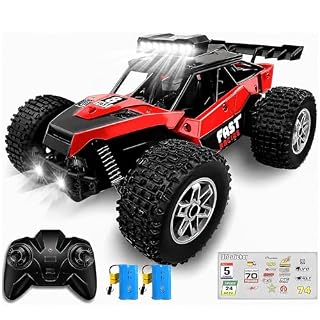 Kinsam voiture RC 1/18 à gaz proportionnel avec deux batteries