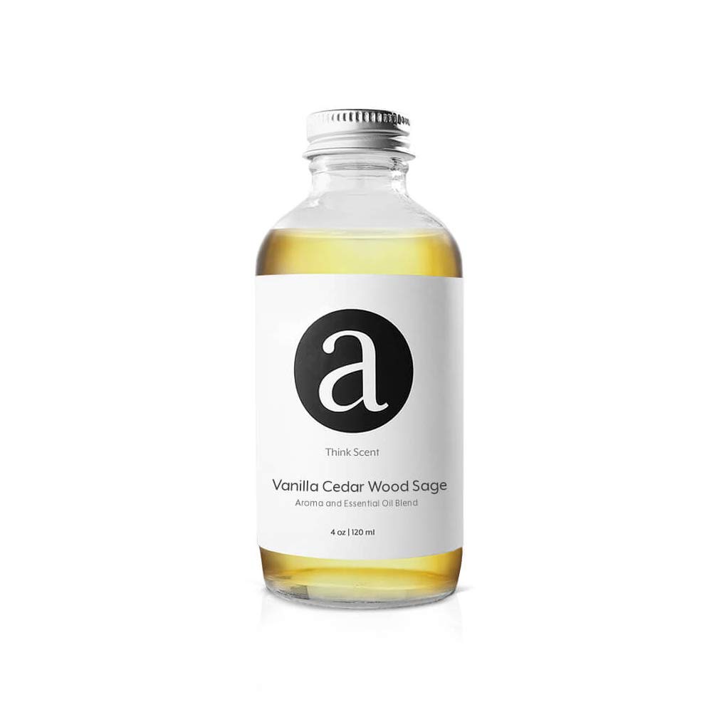 AromaTech Vanilla Cedarwood Sage for Aroma Oil Scent Diffusers - 120 Milliliter