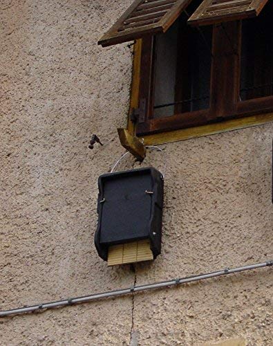 Schwegler Naturschutzprodukt Fledermaus Nistkasten Nisthöhle Fledermaushöhle 1FF mit eingearbeiteter Holzrückwand aus Holzbeton Höhe 43 cm