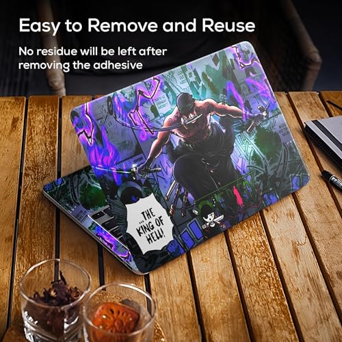 Image of Full Body Laptop Skin Bubble-Free| Laminated| Removable| HD Quality Sticker for Laptops Upto 15.6 Inches Compatible with Hp /Dell /Acer /Lenovo /Asus etc.(Anime-211)