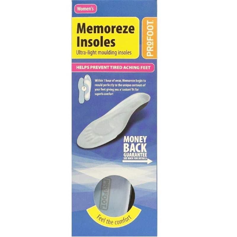 Profoot Memoreze Insoles-Ideal for Foot Discomfort - For Women