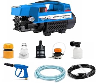 Krishna KR-H2 High Pressure Washer 2000W | 160 Bar | 10L/min | Induction Motor | Car Bike Wash | Home Patio Garden Cleanin... Price In India