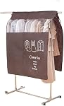 JOONOR Large Hanging Garment Cover Garment Storage Bag with Transparent Window 35.4" x 43.3"