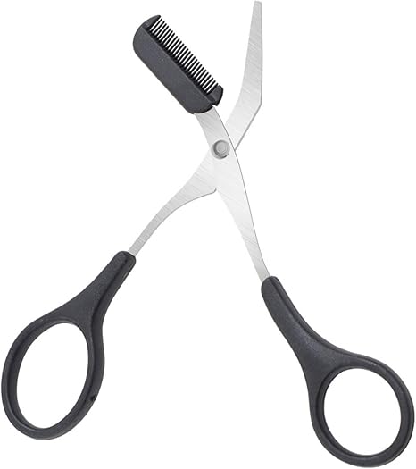 Ciseaux à Peigne Pour Sourcils Et Visage - Acier Inoxydable - 12.9cm - Kit épilation
