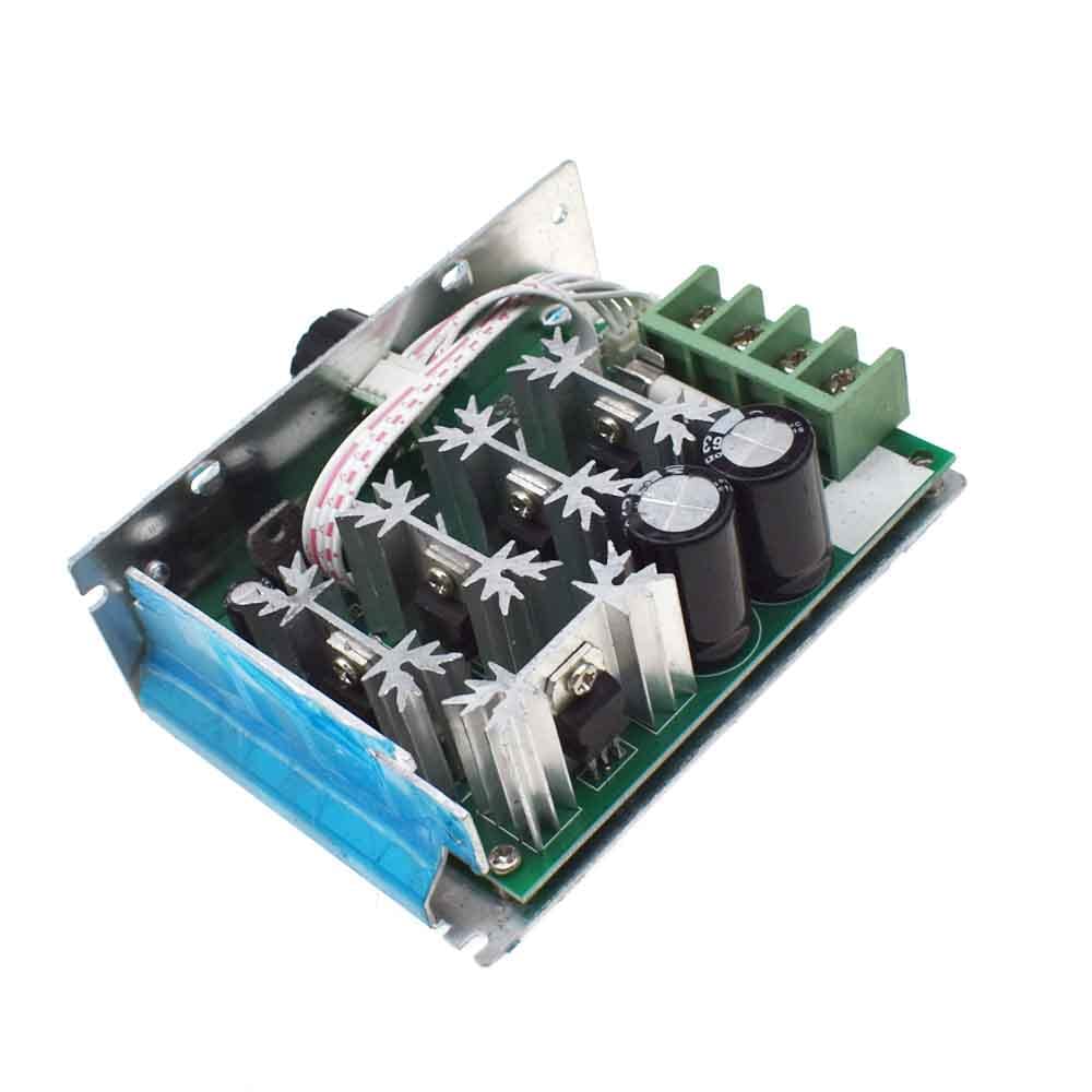 Regolatore Velocità Motore CC, Aideepen PWM DC 6-60V 30A con Interruttore Avvio/Arresto, Controllo Motore Regolazione Continua per 12V 24V 36V 48V