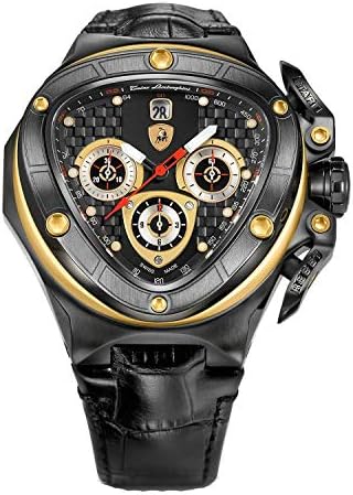 Tonino Lamborghini Spyder 8955 Black Chronograph Automatic Watch