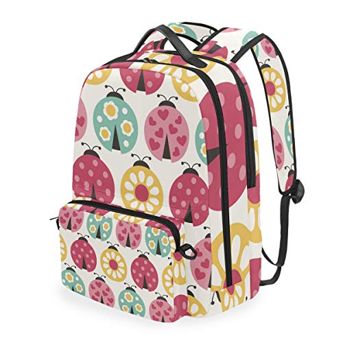 Lady Bug  Mochila Escolar Desmontable  para Estudiante  Grande para la Escuela Elemental