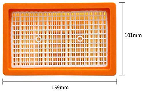 Lot De 3 Filtres Plissés Plats De Rechange Karcher Mv4 Mv5 Mv6 Wd4 Wd5