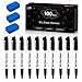 Dry Erase Markers, Lineon 100 Bluk Pack Black Whiteboard Markers with 2 Eraser, Fine Point Dry Erase Markers Perfect For Writing on Whiteboards, Dry-Erase Boards,Mirrors for School Office Home 