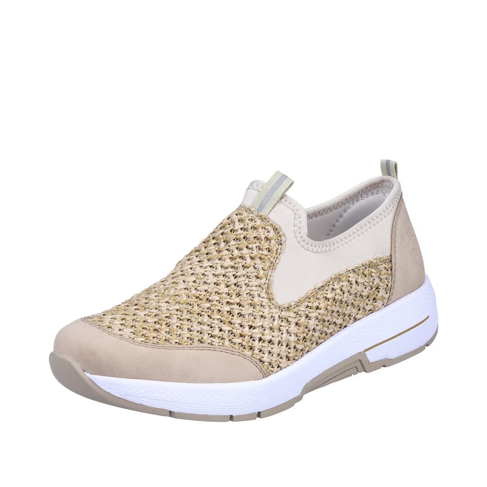 Rieker N8411, Loafer, Beige,