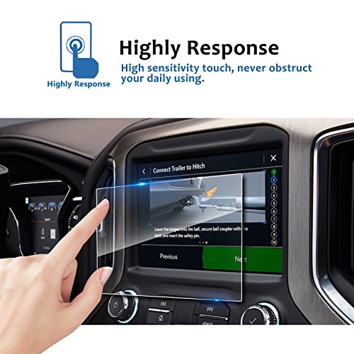 Lfotpp Fits For 2019 2020 2021 2022 Gmc Sierra 1500 8 Inch Intellilink Car Navigation Screen Protector, 2022 Gmc Terrain At4 Tempered Glass Center Touch Screen Protector Anti Scratch High Clarity #TOP2