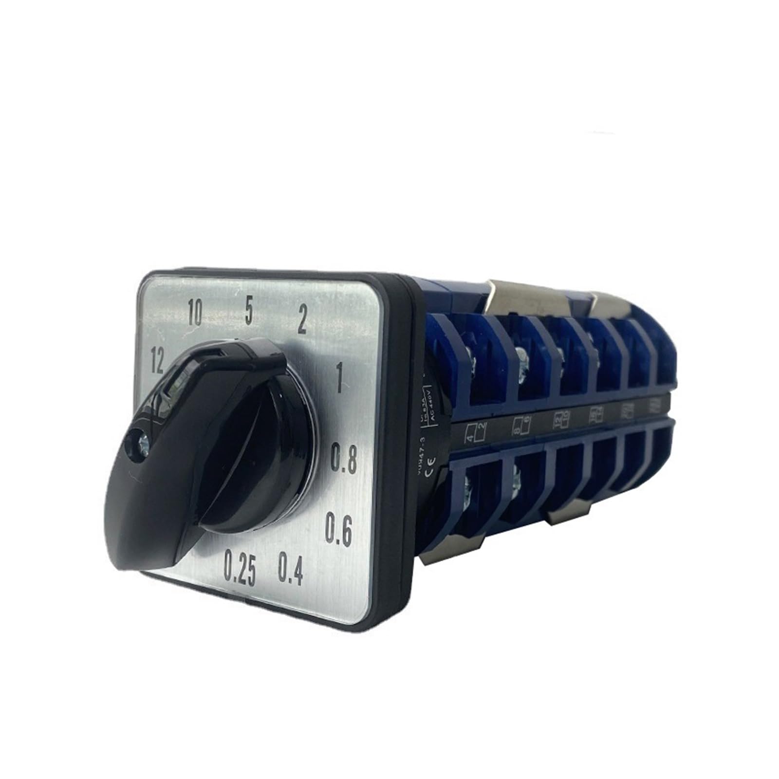 LHNBGTUIW 63A 6 Poles 10 Positions Cam Switch Changeover Rotary Combination Knob Master Control Circuit 22 Terminals LW28 LW26-63/6