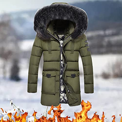 JQXX Invernale Giacche da Uomo Parka Uomo Giacca