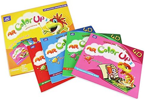 AR Color up - Augmented Reality Coloring Experience | 4 Books bundle