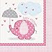 Price comparison product image Umbrellaphants Pink Luncheon Napkins - Pack of 16