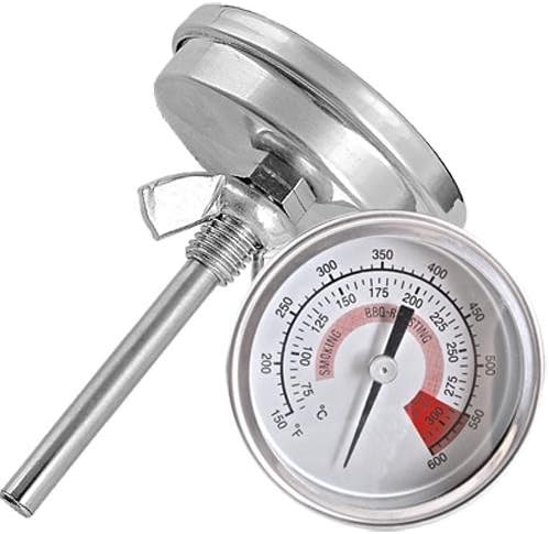 skyllc10 PCS Barbecue Pit Smoker BBQ Grill Kitchen Thermometer Temperature Gauge 300°C