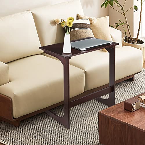 Wonder Comfort Sofa Couch End Side Table Tv Tray Easy Moved Coffee Laptop Desk For Living Room Bedroom, 21.6 X 13.8 X 24.4, Retro Color #TOP4