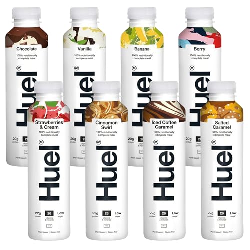 Huel - Paquete variado listo para beber, 8 unidades