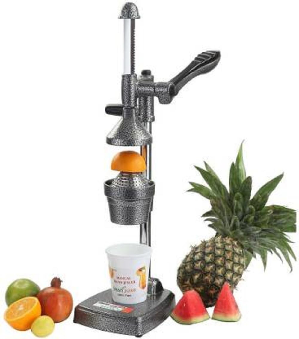 Aluminium Hand Press Citrus Fruit Juicer, Cold Press Juicer, Manual Hand Juicer for Kitchen and Home