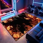 LzreXnvoFxg – LzreXnvoFxg Gaming Teppich Waschbarer, 3D Teppich Jugendzimm