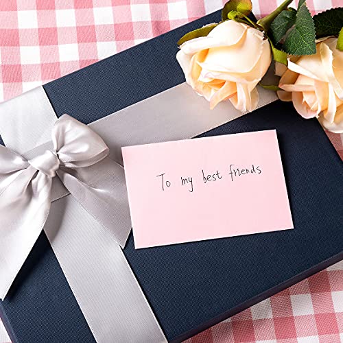 120 Pack Kraft Mini Envelopes Small Envelopes Self-Adhesive Tiny Pockets For Business Cards Christmas Holiday Small Gift Cards Invitations Cards(4.13"×2.76") (Pink) #TOP6
