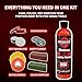 Renegade Products Aluminum Pontoon Boat Polishing Complete Kit with Buffing Wheels, Buffing Compound, Safety Flanges, Sanding Discs and Rebel Red Liquid Metal Polish