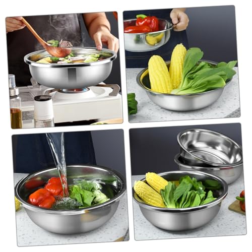 Bowl de acero inoxidable para mezclar 2 piezas miniatura 2