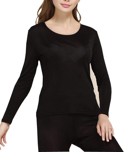 Women's silk long underwear tops Outlet