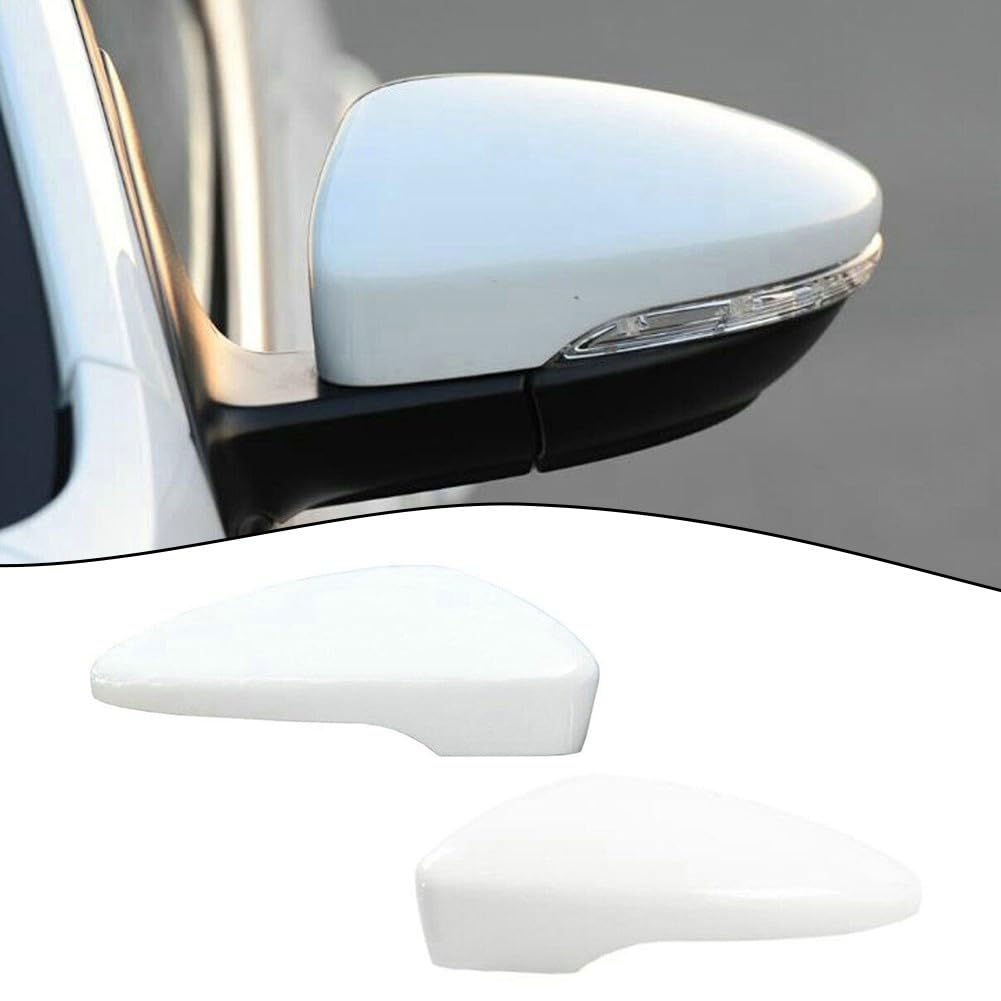 Paire de coques de rétroviseurs pour Passat CC Eos Scirocco 2009-2017 Blanc
