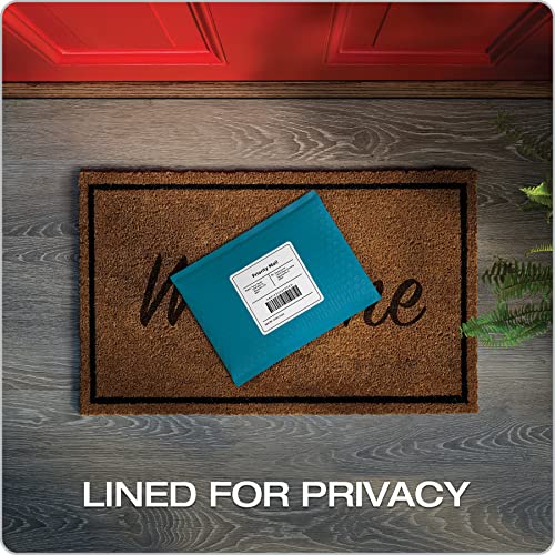 Image of Quality Park Bubble Mailers, 6 x 9 Inch, Blue Poly Mailers, Padded Envelopes, Shipping Envelopes, Water Resistant, Self Seal, 50 Per Box (QUA85862)