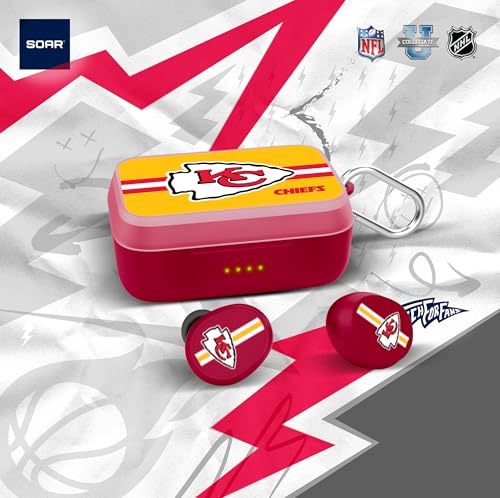 Image of SOAR NFL Wireless Sport Earbuds: Comfortable Fit & Convenient Charging