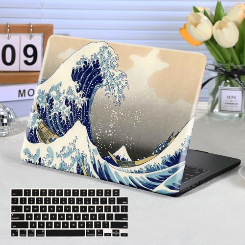 Funut Compatible with MacBook Air 11 inch Case A1370/A1465 Release 2012-2015, Rubberized Hard PC Case Ultra Slim Mac Air Protective 11 Case Cover for MacBook Air 11.6 inch (Sea Wave)