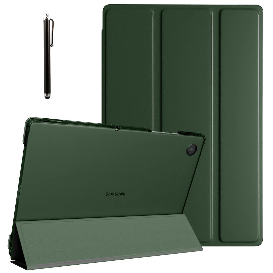 ProElite Smart Flip Case Cover for Samsung Galaxy Tab A8 10.5" SM-X200/ SM-X205/ SM-X207 Translucent Back with Stylus Pen, Black — Amazon image 10
