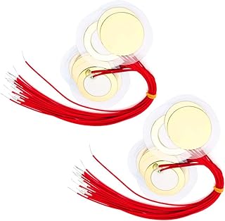 KAGAUOAS 20PCS 35mm Prewired Piezo Elements Buzzer Sounder Sensor Trigger Drum Disc - Ideal for Touch-Sensors, Drum Triggers, Buzzers, and Contact Mics