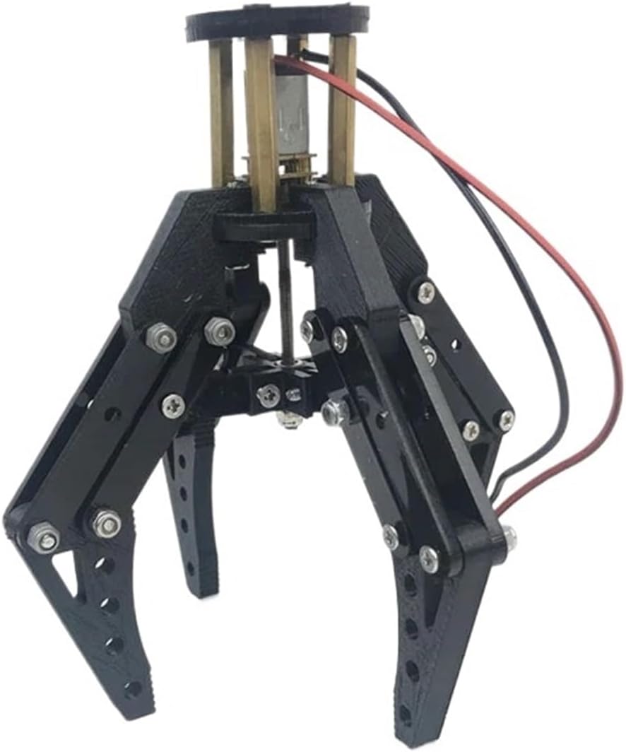 3Dプリントで一体成型できるサーボ駆動のグリッパー – inajobのいろいろレビュー 3Dプリント4本指ロボットメカニカルアームクランプロボットグリッパーN20モータークリップアクリルロボットグリッパードローンロボット