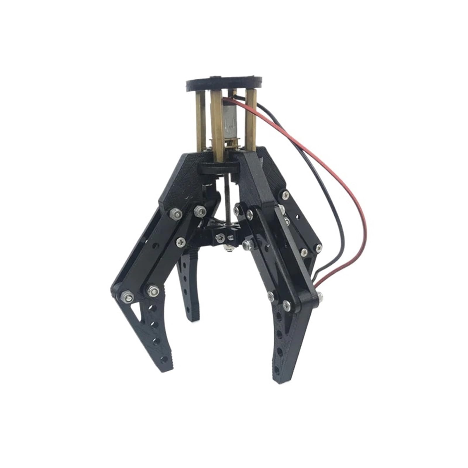Bnnlqpsttg Pince Robotique En Alliage D’Aluminium – Grande Griffe Mécanique Pour Servomoteur – Accessoire Bricolage Robotique – Noir