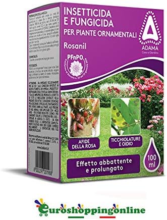 Fungicide insecticide specific for roses Potted Plants Against aphids ticchiolatura, rust and powdery 100 ml rosanil Euroshoppingonline