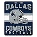 The Northwest Company NFL Dallas Cowboys Singular Fleece Throw, 50-inch by 60-inch, Blue