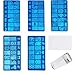 Produktbild FOCCTS 7 Set Nail Plates Stamper Scraper maniküre Stempelschablonen Nail Art Plates Stamping Nagel Bildstempel Schablone Metallplatten Nagel Tattoo Nail Stamp Plate Nail Art Tools
