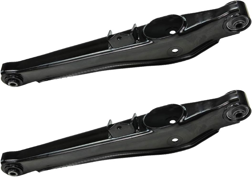 keyoog 2pcs rear lower control arm for 2007-2012 dodge caliber,2007-2014 jeep compass patriot (except off-road package) k641868 x2 driver & passenger side suspension