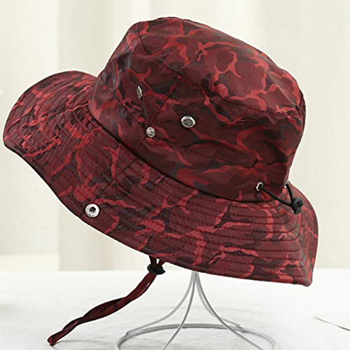 BESPORTBLE Mulheres Chapéu Do Verão Chapéu De Balde de Algodão Proteção UV Chapéus Pescador Dobrável