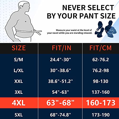 Featol Back Support Belt For Men & Women,Lumbar Belt For Lower Back Pain,Breathable Back Brace With Lumbar Pad For Scoliosis, Herniated Disc, Sciatica, Heavy Lifting & Working(Waist Size:63"-68.9") #TOP2