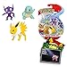 Produktbild Lively Moments Pokemon Figuren Battle Figure Set 3 Figuren Sammelfiguren Spielset Blitza vs Schiggy und Zobiris im Blister + GRATIS Grußkarte