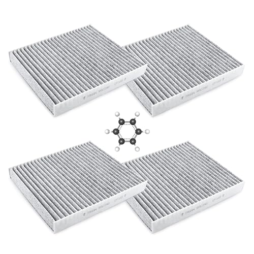 Filtro de aire de cabina con carbón activado para Buick y Chevrolet, pack de 4