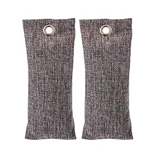 2 Pack 75g Bamboo Charcoal Bag for Home Activated Charcoal Fresher Odor Absorber Remove TVOC Mold Moisture Purify Air for House Car Wardrobe Cabinet(Grey2 Pack) -Layfoo