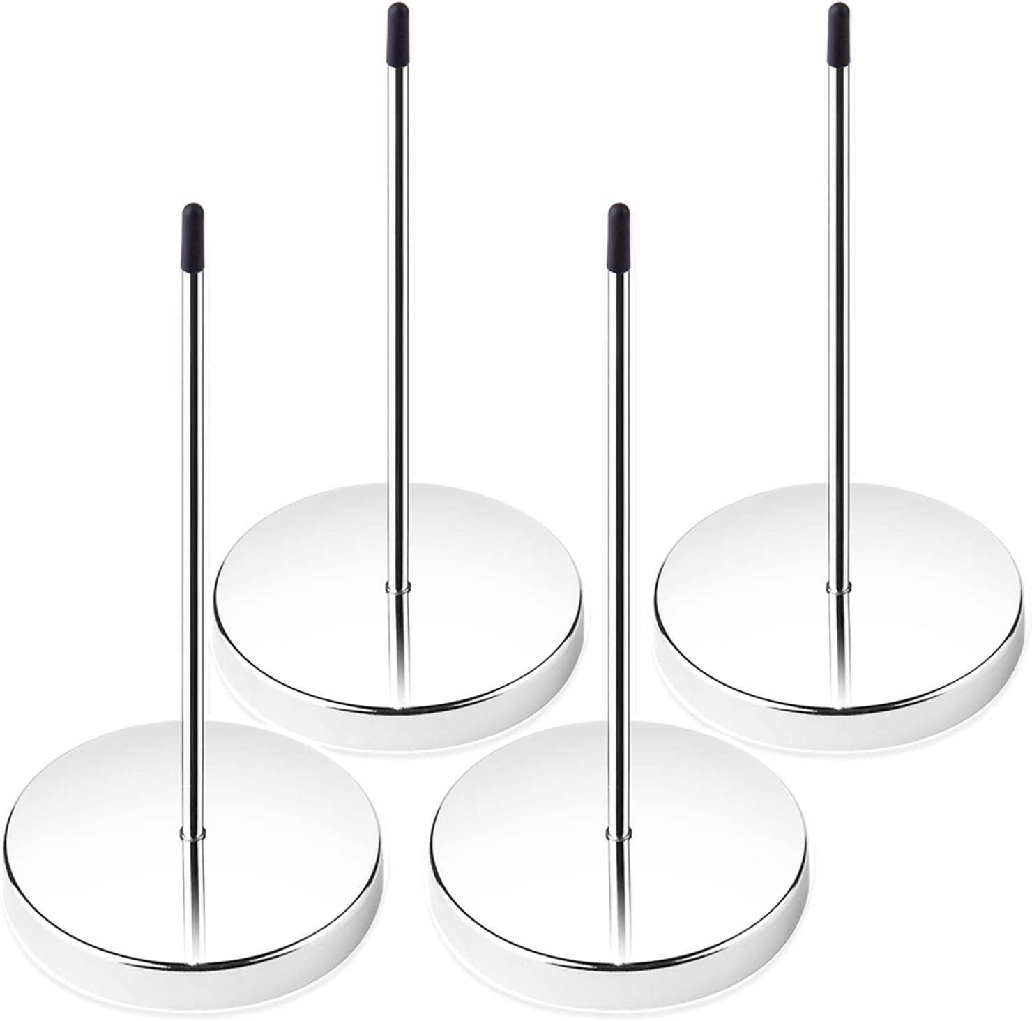 4pcs Desk Receipt Holder Bill Fork Receipt Spike Stick Silver Restaurant Check Spindle 5.5 Inch by HRLORKC…