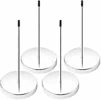 Porta Scontrini Da Scrivania In Acciaio Cromato - Supporto Per Ricevute Per Ristoranti E Uffici - Foto 4