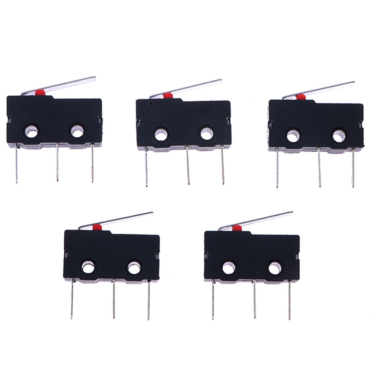 Mini interrupteur de fin de course KW12 5A lot de 10pcs pour circuit imprimé