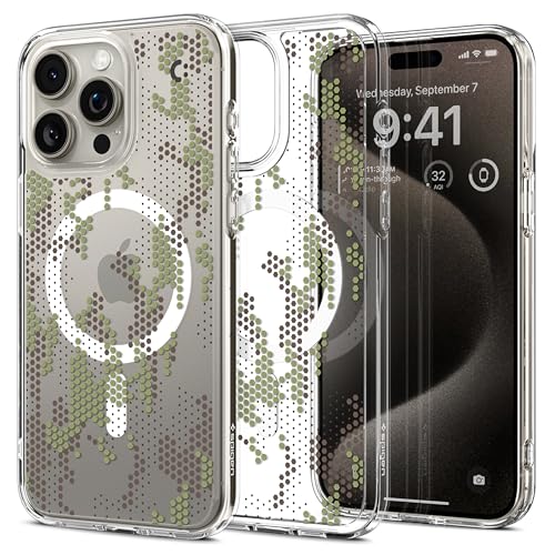 Coque Anti-Jaune iPhone 15 Pro Spigen MagFit Antichoc Ultra Hybrid