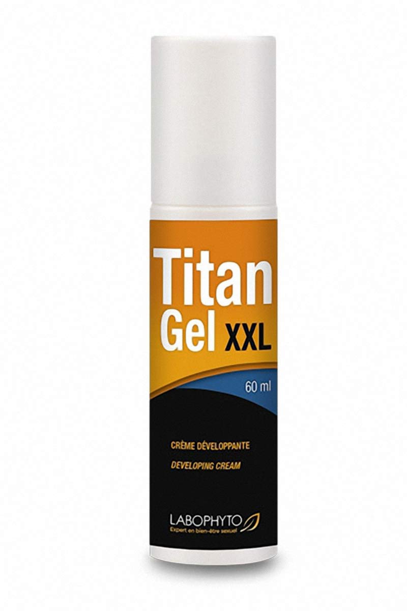Titan gel XXL crème développante Pour les hommes qui souhaitent augmenter la taille de leur pénis